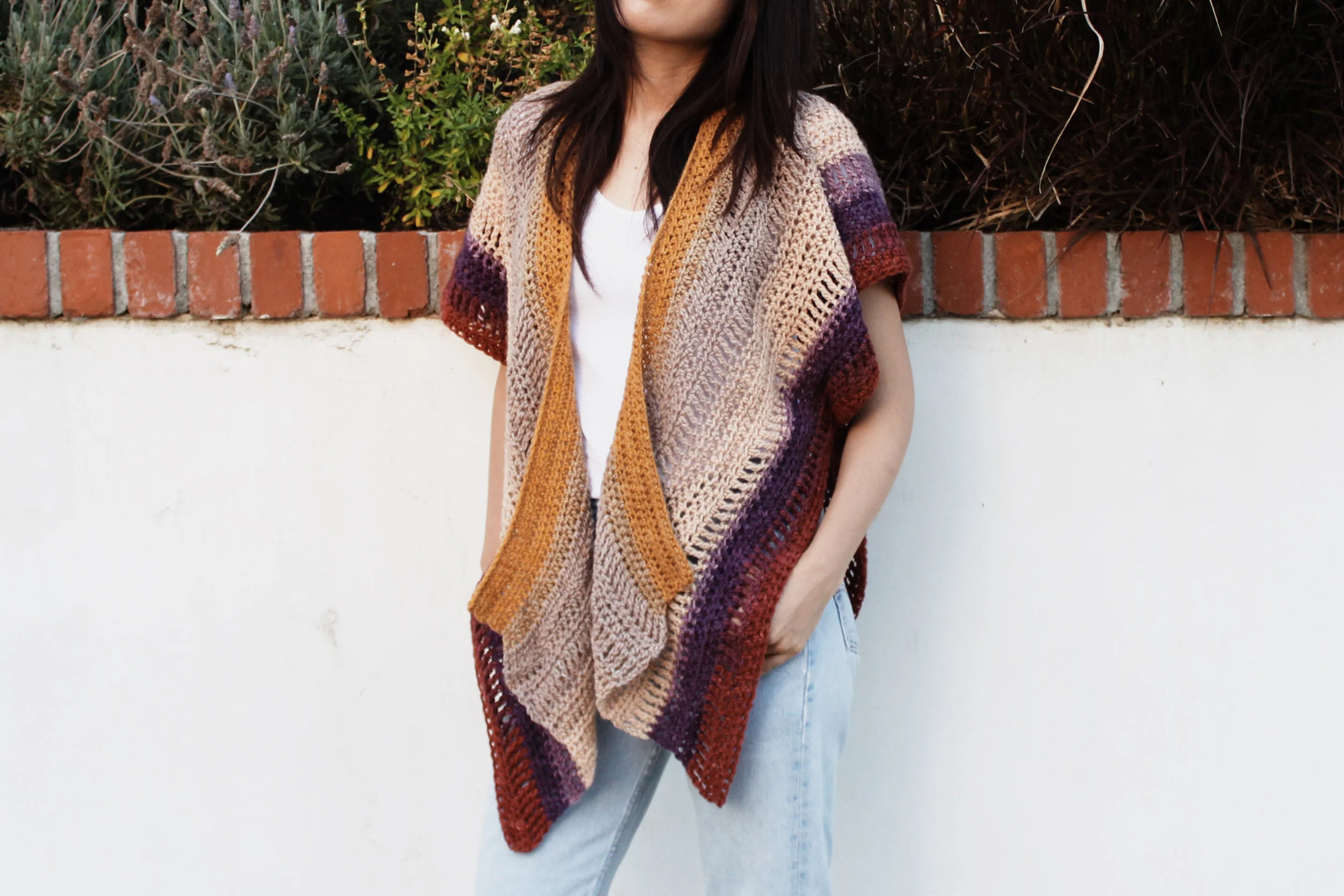 Swallowtail Cardigan Pattern — Two of Wands